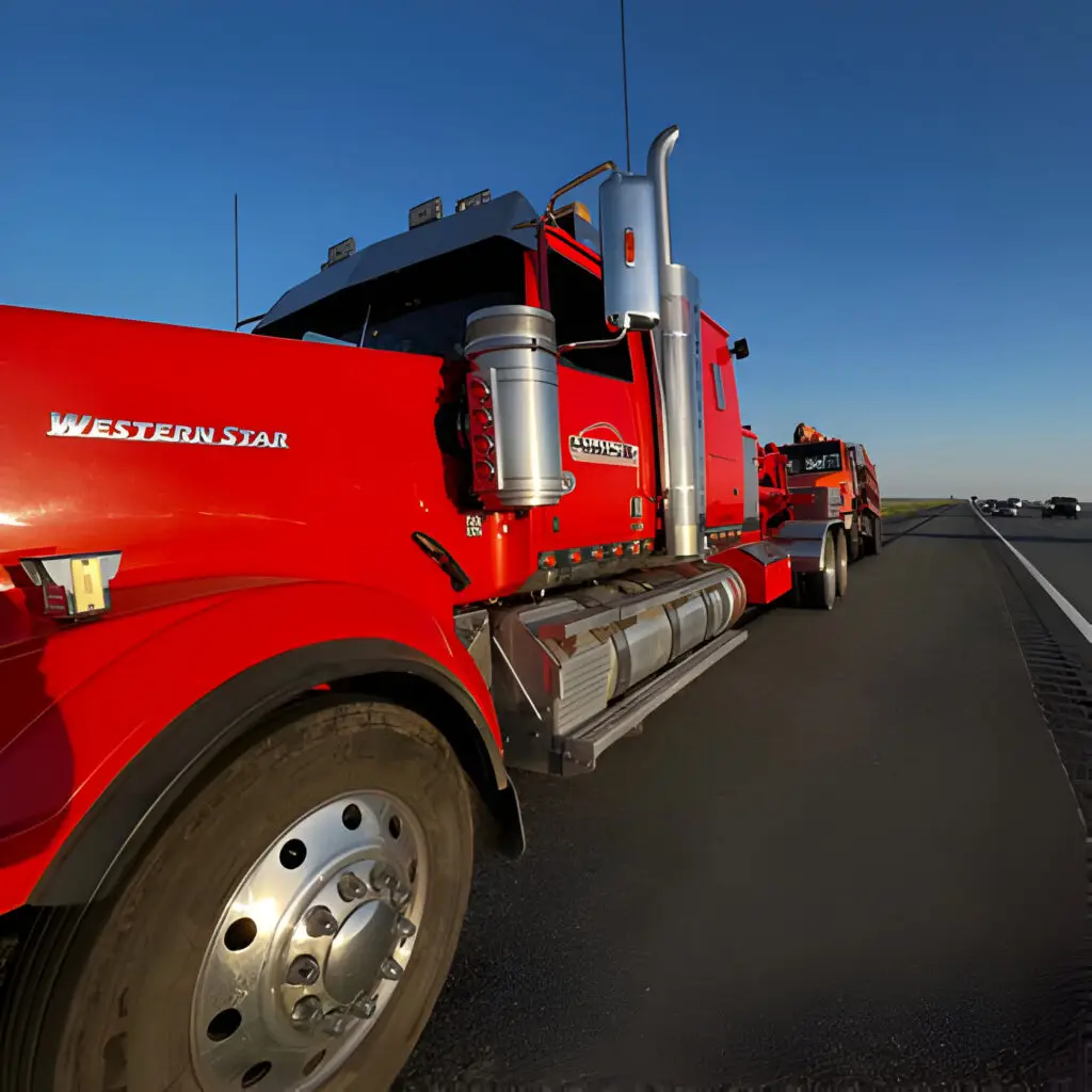 Anthony's Towing & transportation, Towing Company, semi